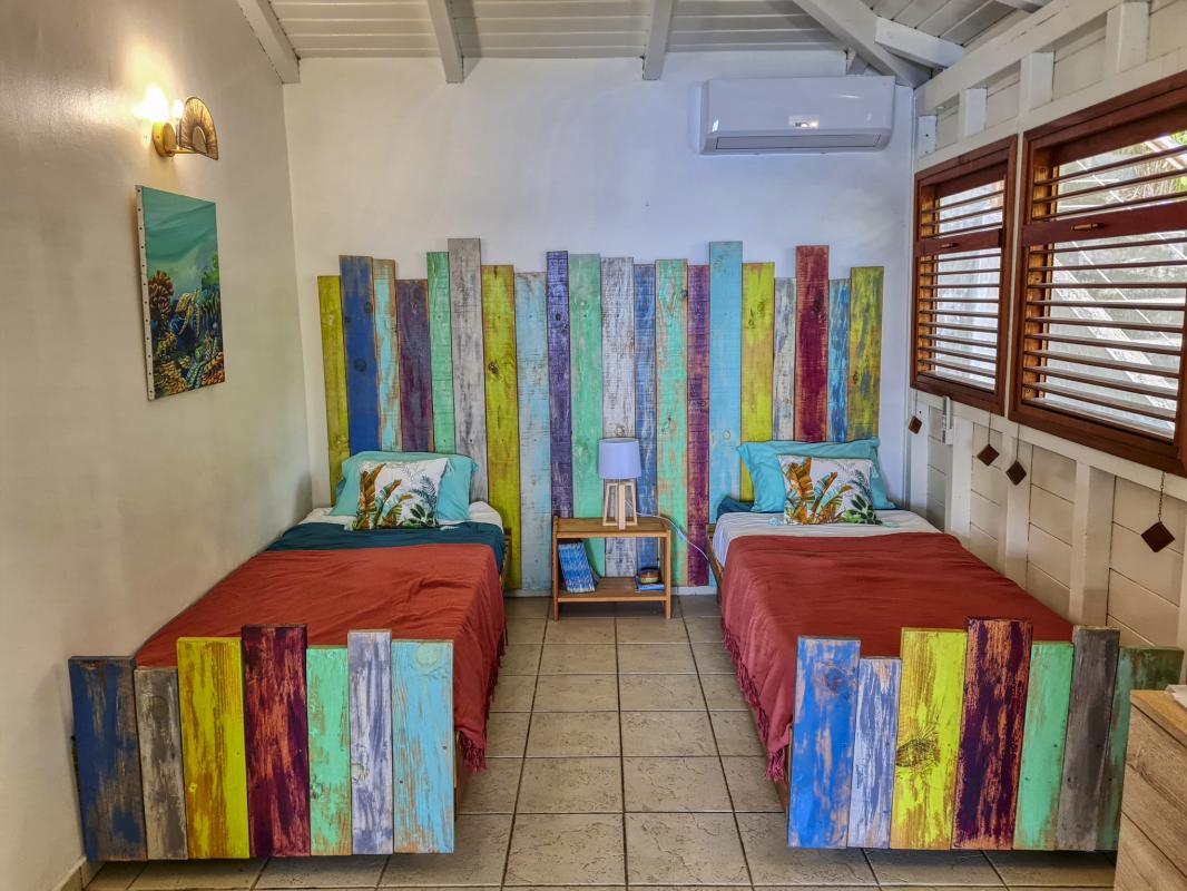 13.Location villa vue mer Deshaies Guadeloupe_ Chambre 2